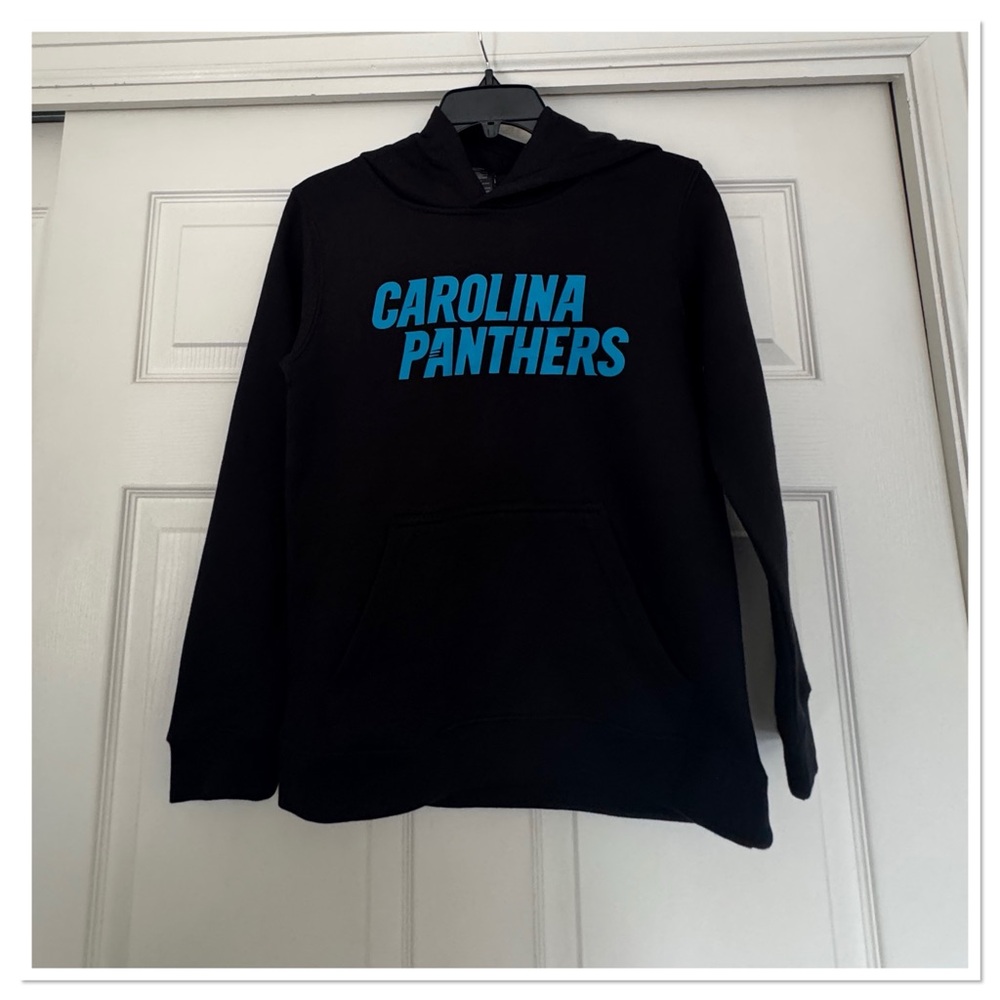 NFL Youth Carolina Panthers Pullover Hoodie Black